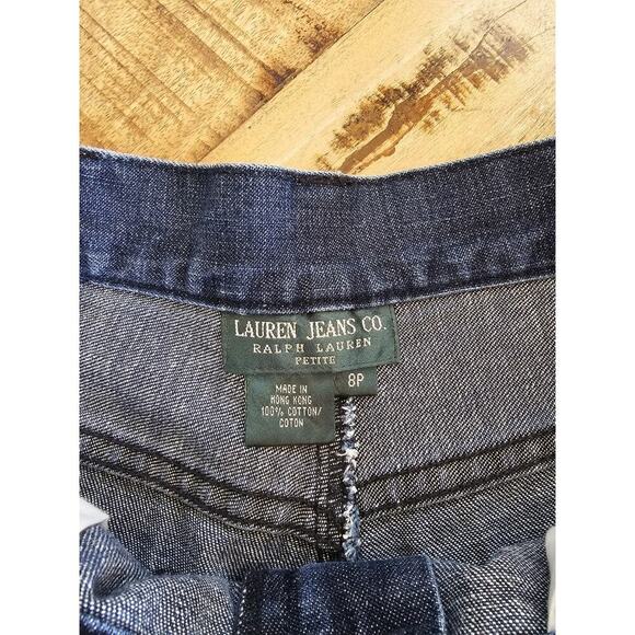 Lauren Jeans Co. Ralph Lauren Women’s Denim Jeans 8P Equestrian Western Preppy - Picture 2 of 9